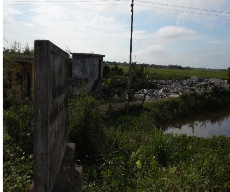 Hình 3 7 Bãi chôn lấp rác thải Thị trấn Cát Thành Hình 3 8 Bãi chôn lấp rác 2