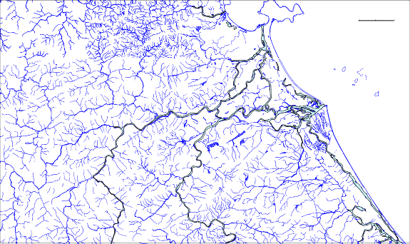 Vào mùa lũ hàng năm nước tràn vào đồng ruộng làng mạc gây ngập lụt Sông 1
