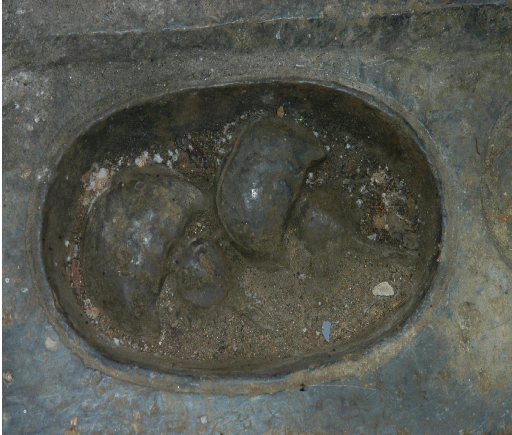 Ảnh 13 Trang trí hình ba ba trên đế bia Thiên Trù tự bi ký Chính Hòa 7 9