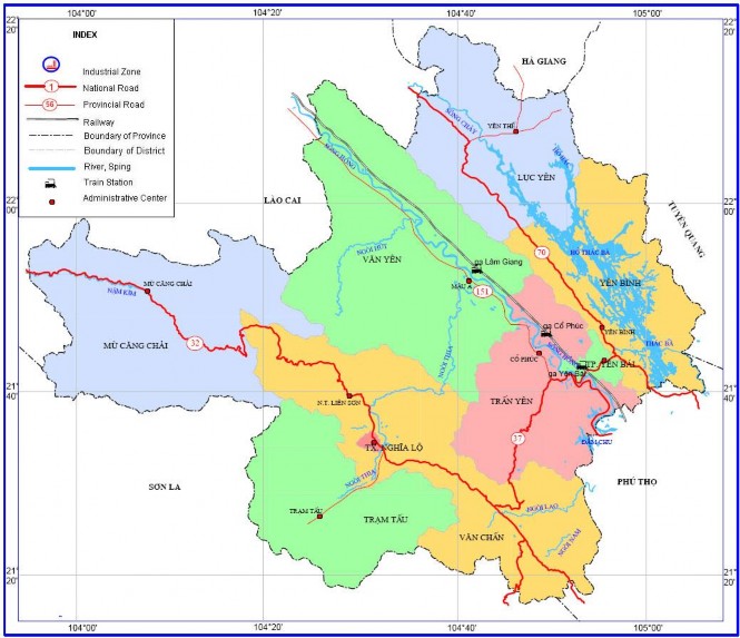 BẢN ĐỒ TỈNH YÊN BÁI ĐẠI HỌC QUỐC GIA HÀ NỘI TRƯỜNG ĐẠI HỌC KHOA HỌC 1