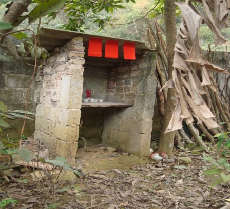 Hình 13 Miếu thờ Thổ công trong gia đình người Tày ở Bản Thẩu Hình 14 Miếu 1