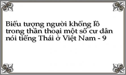 Biểu tượng người khổng lồ trong thần thoại một số cư dân nói tiếng Thái ở Việt Nam - 9