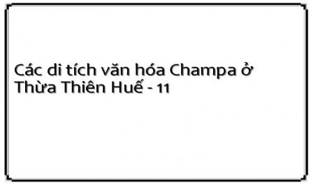 Các di tích văn hóa Champa ở Thừa Thiên Huế - 11