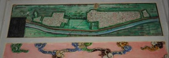 Bản ảnh 41 Thành Hóa Châu trên trang trí đình làng Thành Trung Nguồn Tác giả 5