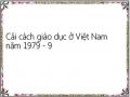 Cải cách giáo dục ở Việt Nam năm 1979 - 9