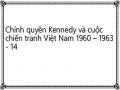 Những Thất Bại Của Chính Quyền Kennedy Trong Cuộc Chiến Tranh Việt Nam .