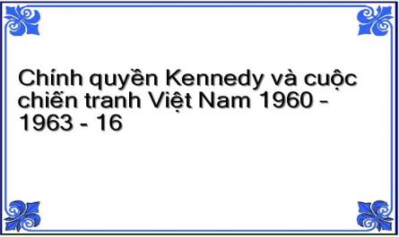 Mâu Thuẫn Giữa Giới Cầm Quyền Mỹ Với Nam Việt Nam Và Trong Nội Bộ Chính Quyền Sài Gòn.