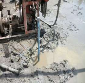 Hình 5 Hoàn thành công tác lắp đặt ống quan trắc đo lún sâu Hình 6 Mặt bằng 5