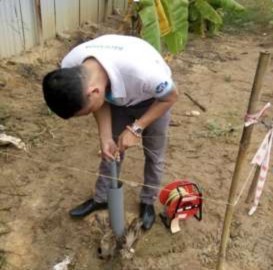 Hình 5 Hoàn thành công tác lắp đặt ống quan trắc đo lún sâu Hình 6 Mặt bằng 6