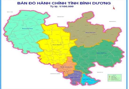 Hình 2 1 Bản đồ hành chánh tỉnh Bình Dương Nguồn 1