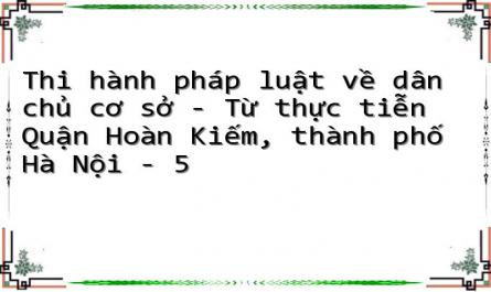 Các Yếu Tố Ảnh Hưởng Đếnthi Hành Pháp Luật Về Dân Chủ Cơ Sở