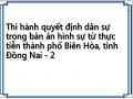 Thi hành quyết định dân sự trong bản án hình sự từ thực tiễn thành phố Biên Hòa, tỉnh Đồng Nai - 2