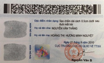 1 1 3 3 Đặc điểm của Chứng minh nhân dân 12 số mặt sau không có họ và tên 2
