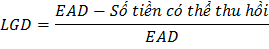 Trong đó số tiền có thể thu hồi bao gồm các khoản tiền mà khách hàng trả 1