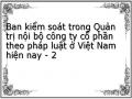 Ban kiểm soát trong Quản trị nội bộ công ty cổ phần theo pháp luật ở Việt Nam hiện nay - 2