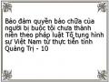 Bảo đảm quyền bào chữa của người bị buộc tội chưa thành niên theo pháp luật Tố tụng hình sự Việt Nam từ thực tiễn tỉnh Quảng Trị - 10