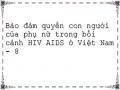 Pháp Luật Việt Nam Về Bảo Đảm Quyền Của Phụ Nữ Trong Bối Cảnh Hiv/aids Trong Lĩnh Vực Giáo