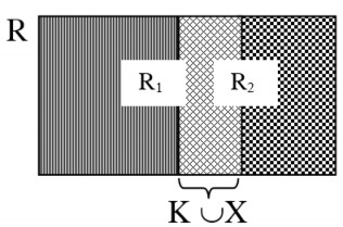 Tập X được nhân bản trong hai mảnh Để loại trừ các thuộc tính này một 3