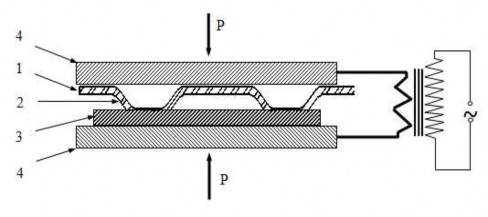 Hình 1 26 Sơ đồ hàn điểm nhô 1 3 3 Đặc điểm Chỉ cần một nguyên công 3