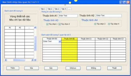 Hình 5 42 Mẫu 2 Màn hình nhập dữ liệu dạng phiếu Hình 5 43 Mẫu 3 Màn hình 12
