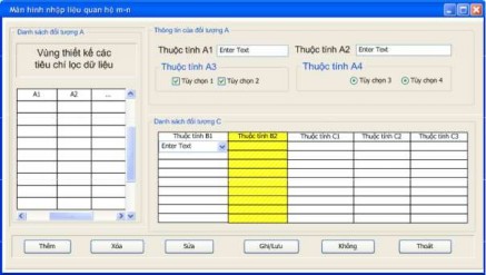 Hình 5 43 Mẫu 3 Màn hình nhập dữ liệu dạng phiếu Ví dụ 1 Ví dụ 2 Ví dụ 13