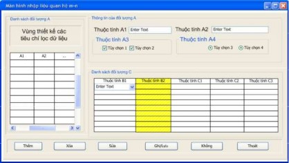 Ví dụ 1 Ví dụ 2 Ví dụ 3 Hình 5 44 Mẫu 4 Màn hình nhập dữ liệu dạng 14