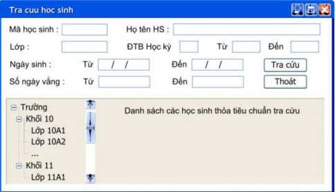 Hình 5 68 Màn hình tra cứu tích hợp 5 6 Thiết kế xử lý Mô tả chi tiết hệ 5