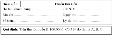 Hãy thiết kế dữ liệu và màn hình nhập liệu lưu trữ màn hình tra cứu theo 5