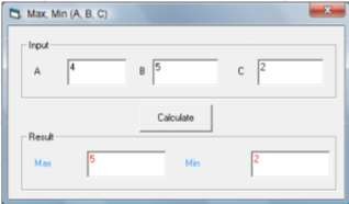 Hình 7 4 Chương trình tìm số lớn nhất và nhỏ nhất trong 3 số Các trường 3