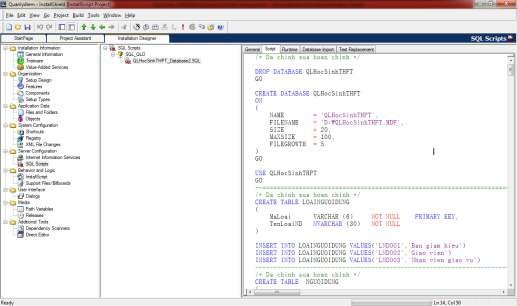 Hình 9 21 Chọn tệp tin Script Trang Builder Installation cho phép tạo bộ đĩa cài 13