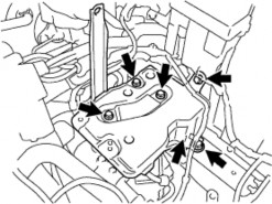 Bước 4 Lắp ắc quy Lắp ắc quy vào xe bằng kẹp ắc quy Mô men xiết đúng 10
