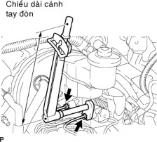 Đạp từ từ bàn đạp phanh và giữ nó ở đó Bước A Bước Xả khí 16