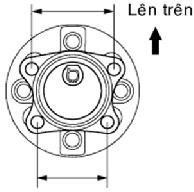 Bước 3 D ng SST và má p ắp m t cảm biến tốc mới vào moa ơ cầu sau cho ến khi 19