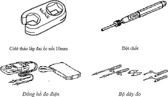 Hình 31 75 Dụng cụ chuyên dùng Bộ dụng cụ cầm tay nghề sửa chữa ô tô gồm 7