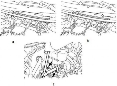 Hình 31 85 Bổ xung dầu phanh và xả e Đạp từ từ bàn đạp phanh và giữ nó 9