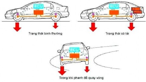 Hình 31 41 Phanh ABS có EBD 4 1 Khái quát về hệ thống EBD EBD trong hệ thống ABS 1