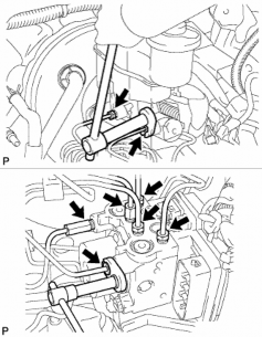 69 Bước 6 Tháo giá bắt b ch p hành phanh Tháo 2 đai ốc và giá bắt bộ chấp 11