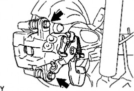 Tháo má phanh đĩa phía sau Tháo 2 má phanh ra khỏi giá bắt xy lanh phanh đĩa 19