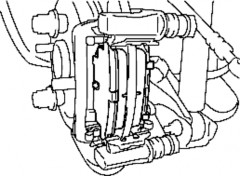 1 Tháo giá bắt xy lanh phanh đĩa phía sau Tháo 2 bu lông và tháo giá bắt xy lanh 20