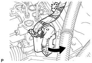 Dùng clê vặn đai ốc nối tách các ống dầu phanh ra trong khi giữ ống mềm 5