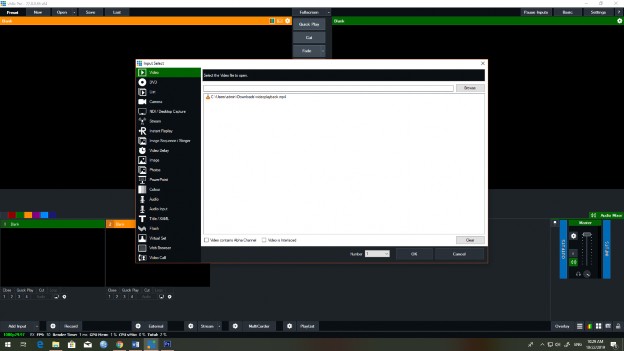 Khi click vào Add Input sẽ hiện ra cửa sổ tương tự Bước 1 Chọn Camera Bước 2