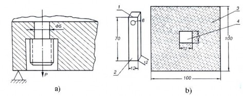 Hình 1 58 Mẫu thử độ bền dính bám của lớp phủ 1 Đầu khoan lỗ kéo Ø6 1