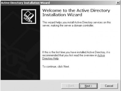 Hình 1 80 Hộp thoại Active Directory Installation Wizard Chương trình xuất hiện hộp 3