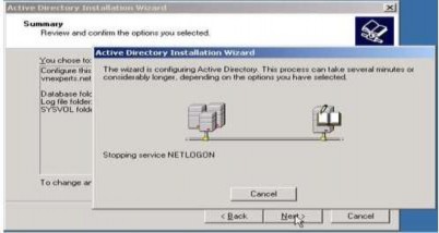 Hình 1 109 Quá trình cài đặt Additions Domain Controller Đợi vài phút và khởi 16