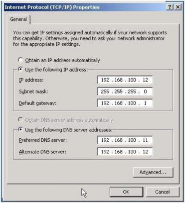 Hình 1 99 Nhập địa chỉ IP và DNS cho máy Additions Domain Controller Khi đã hoàn 6