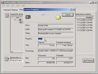 Quả Hình 1 123 Quá trình restore System State Sau khi hệ thống Restore hoàn tất sẽ 14