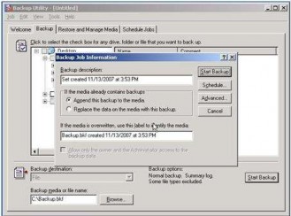 Hình 1 117 Thông tin về file backup Cửa sổ hiển thị quá trình Backup đang được 8