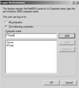 Hình 2 22 Chọn lựa máy trạm được truy cập vào mạng Bảng mô tả chi tiết 5