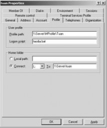 Hình 2 23 Tab Profile Khái niệm Profile User Profiles là một thư mục chứa các thông 6