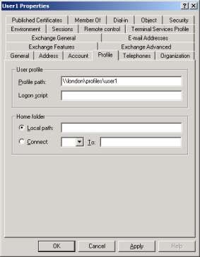 Hình 2 28 Tạo một Mandatory Roaming User Profile Để tạo một mandatory roaming user 1